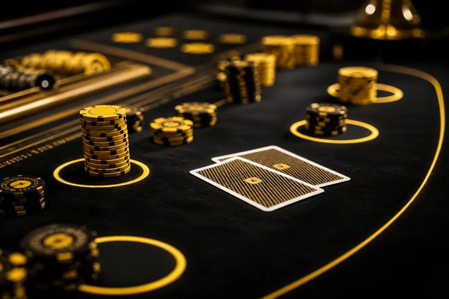 Krupiérka s kartami - baccarat live